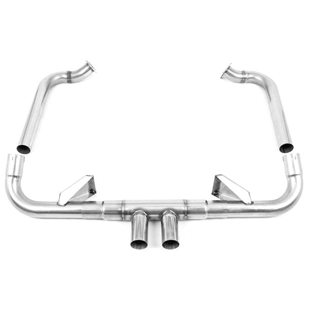 Milltek Sport - Particulate Filter-back - Rear Silencer Delete System with Polished GT-100 Trims - Cayman - 718 GTS 2.5T - 2016 - SSXPO134