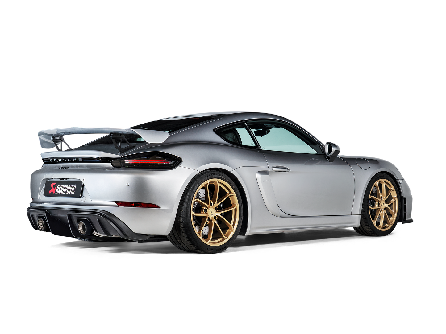 PORSCHE 718 CAYMAN GT4 / SPYDER - 2020 Tail pipe set (Titanium)