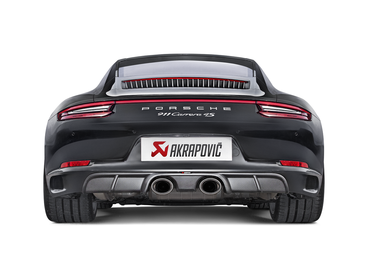 PORSCHE 911 CARRERA /S/4/4S/GTS (991.2) 2016 Slip-On Line (Titanium) - for OE non sport exhaust S-PO/TI/5H