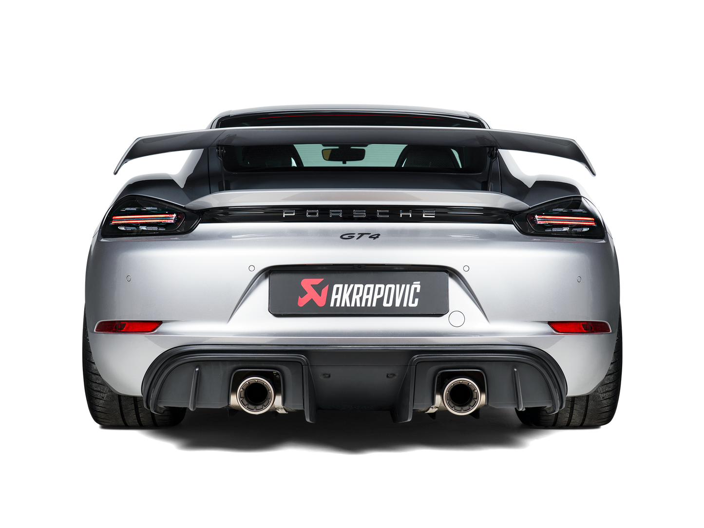 PORSCHE 718 CAYMAN GT4 / SPYDER - 2020 Tail pipe set (Titanium)